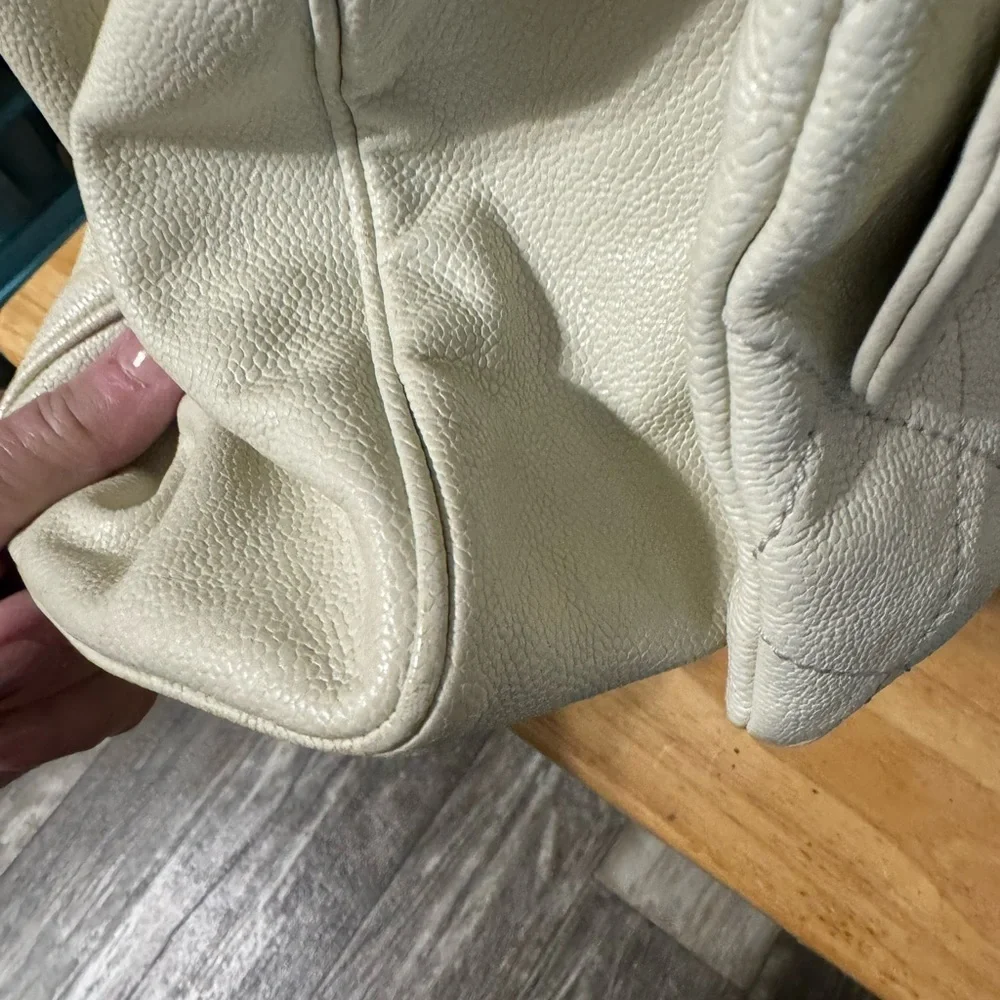 Chanel Caviar Leather Pocket in the City Satchel